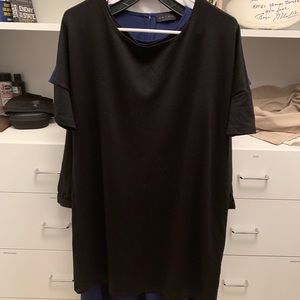 Hatch collection size one black shift dress